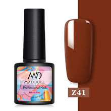 Load image into Gallery viewer, MAD DOLL 8ml 60 Colors Gel Nail Polish  Nail Color Nail Gel varnish Soak Off UV Gel Varnish Base Coat No Wipe Top Coat
