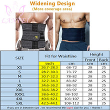 Load image into Gallery viewer, LANFEI Mens Thermo Neoprene Body Shaper Waist Trainer Belt Slimming Corset Waist Support Sweat Cinchers Underwear Modeling Strap
