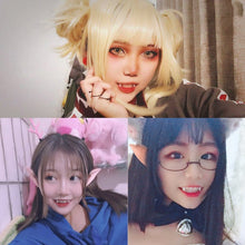 Load image into Gallery viewer, Vampire Teeth Fangs Elf Ears Dentures Props Halloween Costume Fairy Cosplay Zombie False Tooth &amp; Ears
