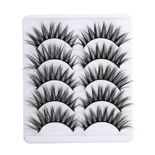 Load image into Gallery viewer, 5 pairs 5D Mink Eyelashes Natural False Eyelashes Lashes Soft Fake Eyelashes Extension Makeup Wholesale
