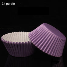 Load image into Gallery viewer, 100Pcs/pack Cake Muffin Cupcake Paper Cups Cake box Cupcake Liner Kitchen Baking Accessories Cake Mold Small Muffin Boxes
