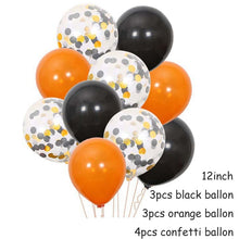 Load image into Gallery viewer, Scary Halloween Pumpkin Ghost Spider Confetti Balloon Latex Happy Halloween Decoration Kids Air Baloons Birthday Party Supplies
