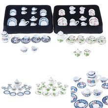 Load image into Gallery viewer, 15/8/9/4/2Pcs 1:12 Dolls House Miniature Mugs Dish Cups Pot Set Direction Furniture Toys Coffee Tea Cups Dollhouse Accessory
