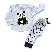 Load image into Gallery viewer, 6 Styles New Spring Cute Newborn Baby Boy Clothes Sets Long Sleeve T-shirt+Pants Lovely Cartoon Printed Boutique Cotton Baby Set

