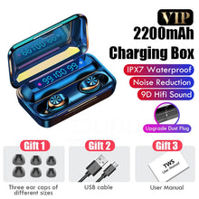 Load image into Gallery viewer, Bluetooth V5.0 Earphones Wireless Headphones With Microphone Sports Waterproof Headsets 2200mAh Charging Box For iPhone Android
