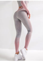 Load image into Gallery viewer, X-HERR  Seamless High Waist  Sport Workout Tights  Striped Running Gym Fitness Yoga Tight Active Leggings
