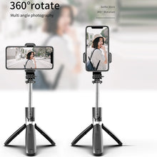 Load image into Gallery viewer, 4 In1 Bluetooth Wireless Selfie Stick Tripod Foldable &amp; Monopods Universal for Smartphones for Gopro and Sports Action Cameras
