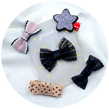 Load image into Gallery viewer, 5PCS/set Baby Girls Bow Hairpins Hair Clip for girls Barrettes Flower Headdress Children Princess Headwear
