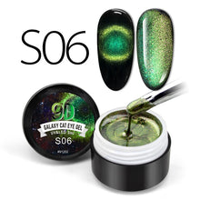 Load image into Gallery viewer, Venalisa 9D Gel Varnish Cat Eye Magic Chameleon Gel Varnish Nail Manicure Galaxy Starry Magnetic Multicolor 5ml Nail Gel Polish
