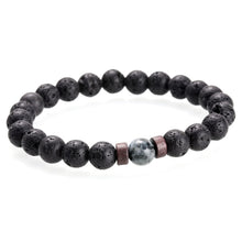 Load image into Gallery viewer, Men Bracelet Natural Moonstone Bead Tibetan Buddha Bracelet chakra Lava Stone Diffuser Bracelets Men Jewelry gift Drop Shipping
