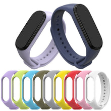 Load image into Gallery viewer, Bracelet for Xiaomi Mi Band 4 3 5 Sport Strap watch Silicone wrist strap For xiaomi mi band 3 4 accessories Miband 3/4/5 Bracele
