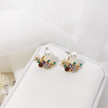 Load image into Gallery viewer, Abdoabdo Pearl Long Tassel Earrings For Women Ear Wire Drop Earrings Jewelry Earrings Gold Earrings Pendientes Mujer Moda 2019
