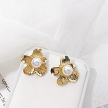 Load image into Gallery viewer, Abdoabdo Pearl Long Tassel Earrings For Women Ear Wire Drop Earrings Jewelry Earrings Gold Earrings Pendientes Mujer Moda 2019

