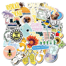 Load image into Gallery viewer, 50 PCS Vsco Stickers Pack For Kawaii Girl Things On Laptop Fridge Phone Skateboard Suitcase Waterproof Sticker
