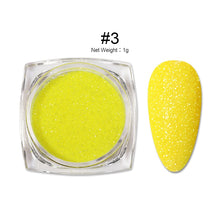 Load image into Gallery viewer, 1Box Sugar Nail Powder Glitter Nail Dust Powder Laser Gradient Nail Pigment Coloful Glitter Nail Art Decoration Accessories

