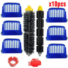 Load image into Gallery viewer, Compatible with iRobot Roomba 600 Series Bristle&amp;Flexible Beater Brush 3-Armed Brush Aero Vac Filters kit spare parts clean kits
