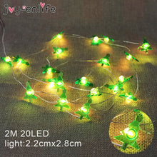 Load image into Gallery viewer, 2M 20LED Santa Claus Snowflake Tree LED Light String Christmas Decoration For Home 2020 Christmas Ornament Xmas Gift New Year
