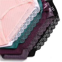 Load image into Gallery viewer, FINETOO Women's Panties 3Pcs/set Soft Cotton Underwear M-XL Sexy Lace Panty Women Underpants Girl Briefs Fashion Female Lingerie
