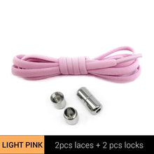 Load image into Gallery viewer, TILUSERO New Elastic Shoelaces Metal Capsule Button No Tie Shoe Laces
