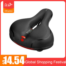 Load image into Gallery viewer, Bicycle Seat Big Butt Saddle Bicycle Saddle Mountain Bike Seat Bicycle Accessories Shock Absorber Wide Comfortable Accessories

