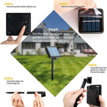 Load image into Gallery viewer, New year Solar Lamp LED Outdoor 10m/5m LED String Lights Fairy Holiday Christmas Party Garlands Solar Garden Waterproof Lights
