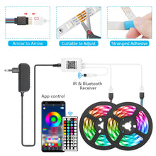 Load image into Gallery viewer, LED Strip Light ,RGB 5050/SMD2835, Flexible Ribbon, DIY Led Light Strip RGB  Tape Diode DC 12V Phone app bluetooth
