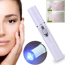 Load image into Gallery viewer, Acne Laser Pen Portable Wrinkle Removal Machine Durable Soft Scar Remover Device Blue Light Therapy Pen Massage Relax KD-7910
