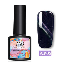 Load image into Gallery viewer, MAD DOLL 8ml 60 Colors Gel Nail Polish  Nail Color Nail Gel varnish Soak Off UV Gel Varnish Base Coat No Wipe Top Coat

