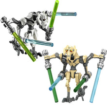 Load image into Gallery viewer, Star Wars General Robot Grievous With Lightsaber Battle Droid Model Building Blocks Enligthen Action Figure Toys For Children
