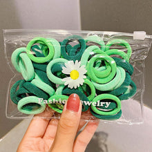 Load image into Gallery viewer, 50/100pcs/Set Girls Colorful Nylon Small Elastic Hair Bands Children Ponytail Holder Scrunchie Headband Kids Hair Accessories
