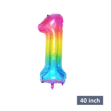 Load image into Gallery viewer, 1set Pink Donut Lip Ice Cream Popcorn Candy Foil Balloon Baby Shower Happy Birthday Decoration Balloon Boy Girl Cute Kid Toy

