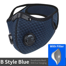 Load image into Gallery viewer, WEST BIKING Sport Face Mask Activated Carbon Filter Dust Mask PM 2.5 Anti-Pollution Running Training MTB Road Bike Cycling Mask
