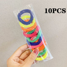 Load image into Gallery viewer, 50/100PCS/Set Women Girls 4CM Colorful Nylon Elastic Hair Bands Ponytail Holder Rubber Bands Scrunchie Headband Hair Accessories
