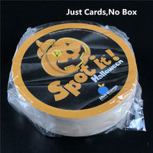 Load image into Gallery viewer, Dobble 16 styles Spot It Card Game Toy Iron Box Sport Go Camping Hip Kids Board Games Gift Animals Alphabet123

