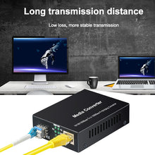 Load image into Gallery viewer, 1Gb SFP Fiber to RJ45 Fiber Optic Media Converter 1000Mbps SFP Fiber Switch with SFP Module Compatible Cisco/Mikrotik/Huawei
