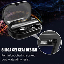Load image into Gallery viewer, V11 TWS 5.0 Bluetooth Headphones 9D Stereo Wireless earphones IPX7 Waterproof headsets Sport earburd 4000mAh case Power Bank V12
