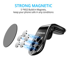 Load image into Gallery viewer, FONKEN Magnetic Car Phone Holder Car Mount Stand Air Vent Clip Mount for iPhone 12 Pro Huawei Samsung  Xiaomi Car Mobile Holder
