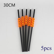 Load image into Gallery viewer, Halloween Decoration Supplies Tablecloths Straws Paper Plates Paper Cups Halloween Party Supplies Halloween Door Falg HY1
