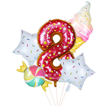 Load image into Gallery viewer, Wooden Wall Holds Donut Boards Stand Hanging Donuts Table Wedding Decoration Accessories Baby Shower Kids Birthday Party Decor
