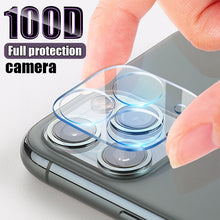 Load image into Gallery viewer, 100D Camera Protection Glass For iPhone SE 2020 11 Pro XS Max XR X Full Cover Lens Screen Protector For 7 8 Plus Tempered Glass
