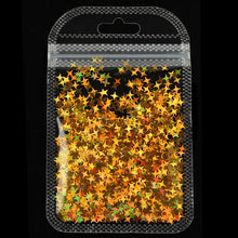 Load image into Gallery viewer, Holographic Butterfly Heart Nail Art Glitter Micro Laser Star Flakes 3D Silver Gold Sequins Polish Manicure Nail Decoration
