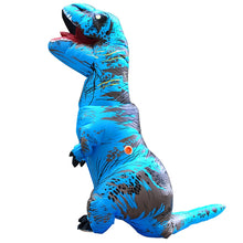 Load image into Gallery viewer, Hot T REX Dinosaur Inflatable Costume Party Cosplay costumes Fancy Mascot Anime Halloween Costume For Adult Kids Dino Cartoon
