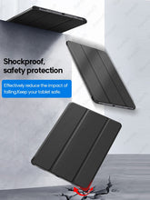 Load image into Gallery viewer, Leather Trifold Stand Case For Samsung Galaxy Tab A 10.1 2019 8.0 S5e Smart Sleep Wake Cover For Galaxy Tab S7 Plus S6 Lite Case
