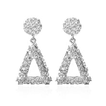 Load image into Gallery viewer, BICUX New Fashion Round Dangle Drop Korean Earrings For Women Geometric Round Heart Gold Earring Wedding Jewelry
