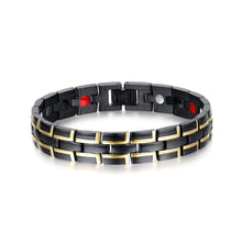 Load image into Gallery viewer, Health Magnetic Bracelet Male Stainless Steel Wrist Band Magnetic Bracelet Men Hand Chain Energy Bracelets for Men Dropshipping
