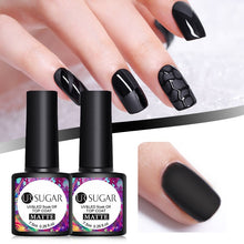 Load image into Gallery viewer, UR SUGAR 7.5ml Matte Nail Gel Polish Purple Series Hybrid Varnish Nail Art Semi Permanent UV Gel Varnish Soak Off Matte Top Coat
