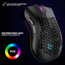Load image into Gallery viewer, ALLOYSEED BM600 2.4GHz Wireless Mouse 2400DPI Adjustable RGB Backlit Honeycomb USB Optical Gaming Mouse Gamer Mice For Laptop PC
