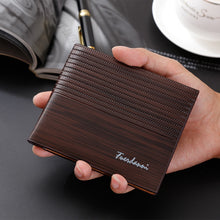 Load image into Gallery viewer, Fashion Men Wallet Casual Multi-card Position Credit Card Holder Ultra Thin Coin Purse For Men Portable Bifold Male Clutch Bag
