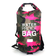 Load image into Gallery viewer, Outdoor Bag Camouflage Portable Rafting Diving Dry Bag Sack PVC Waterproof Folding Swimming Storage Bag for River Trekking
