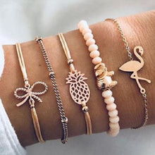 Load image into Gallery viewer, 30 Style Marble Turtle Bracelet Set Heart Pearl Moon Star LOVE Crystal Bracelets for Women Tassel Bracelet Jewelry Wholesale

